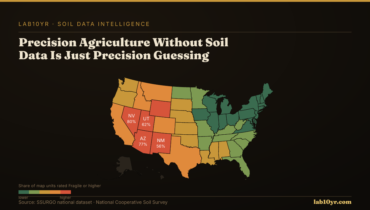 Precision Agriculture Without Soil Data Is Just Precision Guessing — Lab10YR data visualization