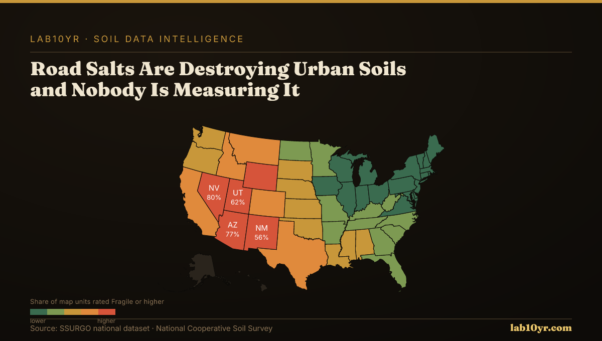 Road Salts Are Destroying Urban Soils and Nobody Is Measuring It - Lab10YR data visualization